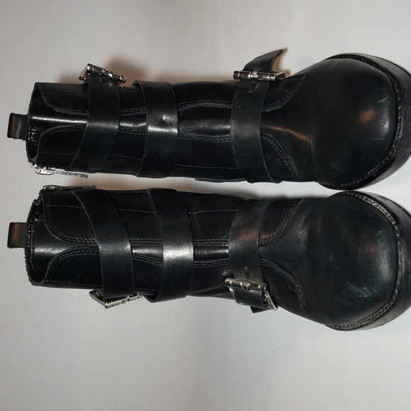 Riding Boots,Black Genuine leather women's Boots - Picture 3 of 9